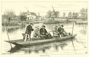 Gudgeon Fishing alkotó: English School