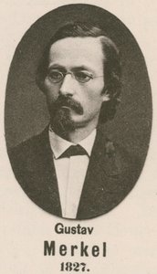 Gustav Merkel (metszet) alkotó: English School