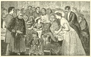 Gwendolen a játékasztalnál (metszet) alkotó: English School