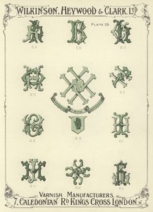 HA, HB, HC, HD, HH, HF, HG, HI, HJ, HK, HL alkotó: English School