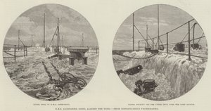 HMS Sanspareil a széllel szemben (metszet) alkotó: English School