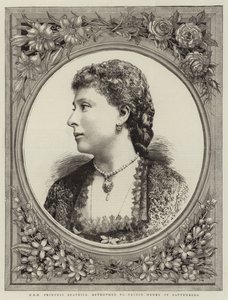 H R H Beatrice hercegnő, Battenbergi Henrik herceg jegyese (metszet) alkotó: English School