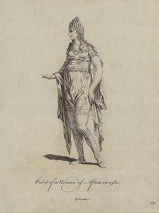 Egy afrikai nő szokása 1581-ben alkotó: English School