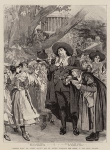 "Haddon Hall", Mr. Sydney Grundy és Sir Arthur Sullivan Új operája a Savoy Színházban (metszet) alkotó: English School