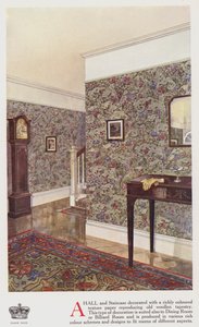 Előszoba és lépcsőház (színes litó) alkotó: English School