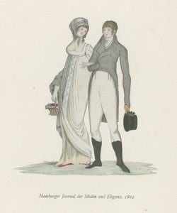 Hamburgi divat és elegancia folyóirat, 1802 alkotó: English School