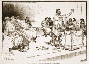 Hannibál a karthágói gyűlésen alkotó: English School
