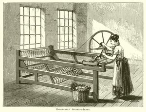 Hargreaves Spinning-Jenny alkotó: English School