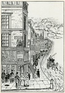 Hatton Garden és Holborn, 1866 alkotó: English School
