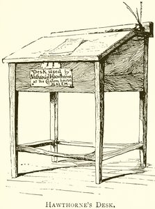 Hawthornes íróasztal alkotó: English School