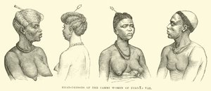 Kopfbedeckungen der Cammi-Frauen von Fernao Vaz von English School