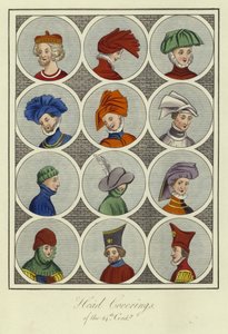 14. századi fejfedők alkotó: English School