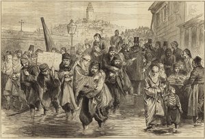 Heves esőzések Konstantinápolyban alkotó: English School