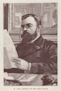 Henri Loze francia politikus és Párizs rendőrprefektusa (litho) alkotó: English School