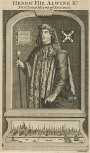 Henric Fitz Alwine, London első főpolgármestere alkotó: English School