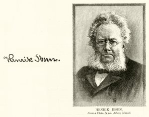 Henrik Ibsen (metszet) alkotó: English School