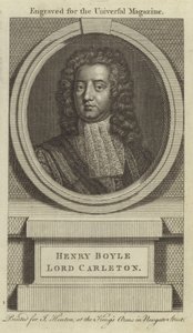 Henry Boyle, Lord Carleton alkotó: English School