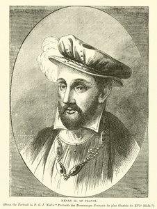 II. Henrik francia (metszet) alkotó: English School