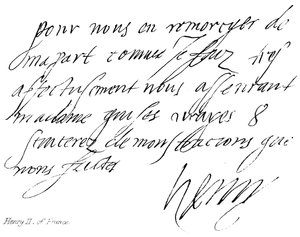 II. Henrik francia alkotó: English School