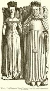 IV. Henrik és királynője, Navarrai Joanna alkotó: English School
