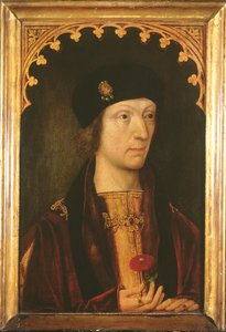 Henrik VII (olaj a panelen) alkotó: English School