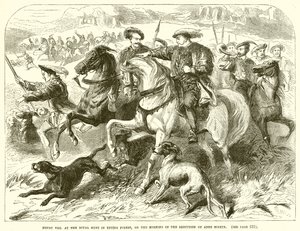 Henrik VII. az Epping Forest-i királyi vadászatban, Boleyn Anne kivégzésének reggelén