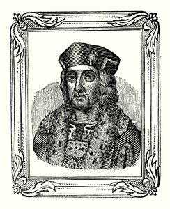VII. Henrik 1457-ben született, 1485-ben koronázták meg és 1509-ben halt meg (metszet) alkotó: English School