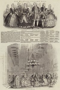 Őfelsége jelmezbálja (metszet) alkotó: English School