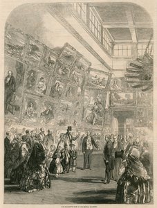Őfelsége látogatása a Királyi Akadémián alkotó: English School