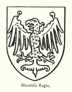 Heraldikus sas (metszet) alkotó: English School