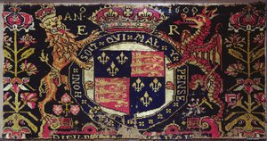 Heraldikai panelszőnyeg, 1600 (textil) alkotó: English School