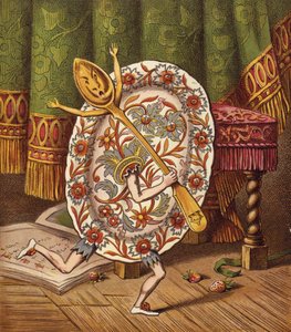 Hey Diddle Diddle Diddle (színes litográfia) alkotó: English School