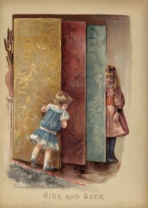 Bújócska (chromolitho) alkotó: English School