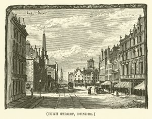 High Street, Dundee (metszet) alkotó: English School