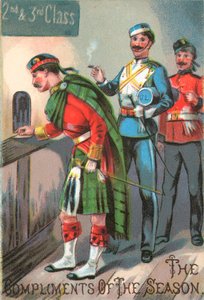 Highlander Military, karácsonyi üdvözlőlap alkotó: English School