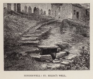 Hinderwell, Szent Hilda kútja (metszet) alkotó: English School