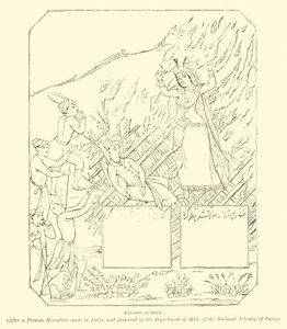 Hindu suttee alkotó: English School