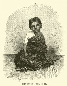 Hindu iskoláslány alkotó: English School