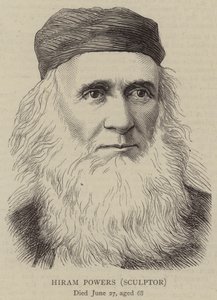 Hiram Powers, szobrász (metszet) alkotó: English School