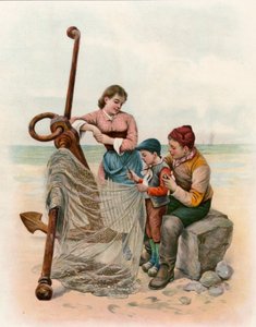 Leckéje a hálójavításból alkotó: English School