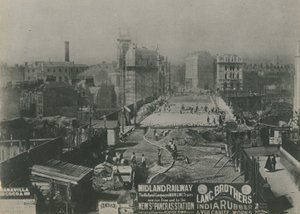 A Holborn-viadukt 1869-ben épült alkotó: English School