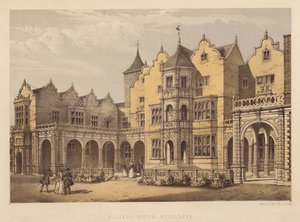 Holland House, Middlesex (akvatinta) alkotó: English School