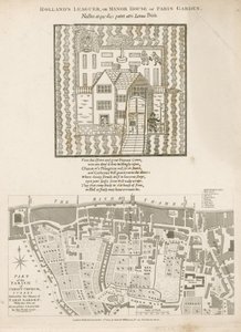 Hollands Leaguer, vagy Manor House of Paris Garden, Christ Church, Surrey alkotó: English School