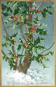 Holly Tree, karácsonyi kártya alkotó: English School