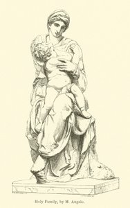 Szent Család, M Angelo (metszet) alkotó: English School