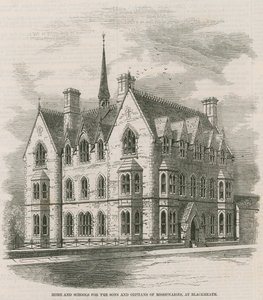 Otthon és iskolák a misszionáriusok fiainak és árváinak alkotó: English School