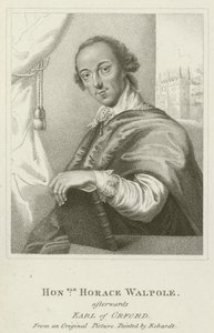 Tisztelt Horace Walpole, utána Orford grófja (metszet) alkotó: English School