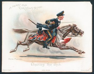 Horse Marines karácsonyi üdvözlőlap alkotó: English School