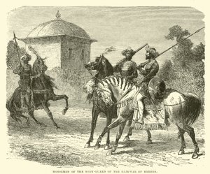 A barodai Gaikwar testőrségének lovasai alkotó: English School