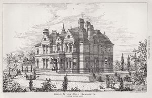 House, Tetlow, Fold, Manchester (metszet) alkotó: English School